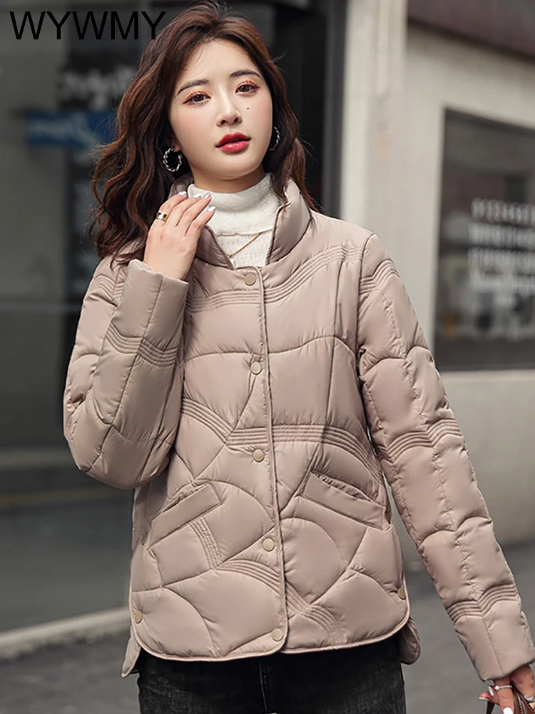 deenor Cotton Padded Female Coat High Quality Warm Outwear Winter Women Jacket Womens Parka Loose Thin Snow Wear