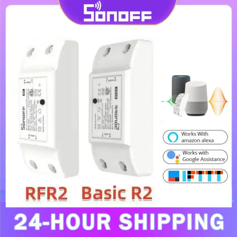 Переключатель SONOFF BASICR2/RFR2 модуль умного переключателя Wi-Fi 10A беспроводное