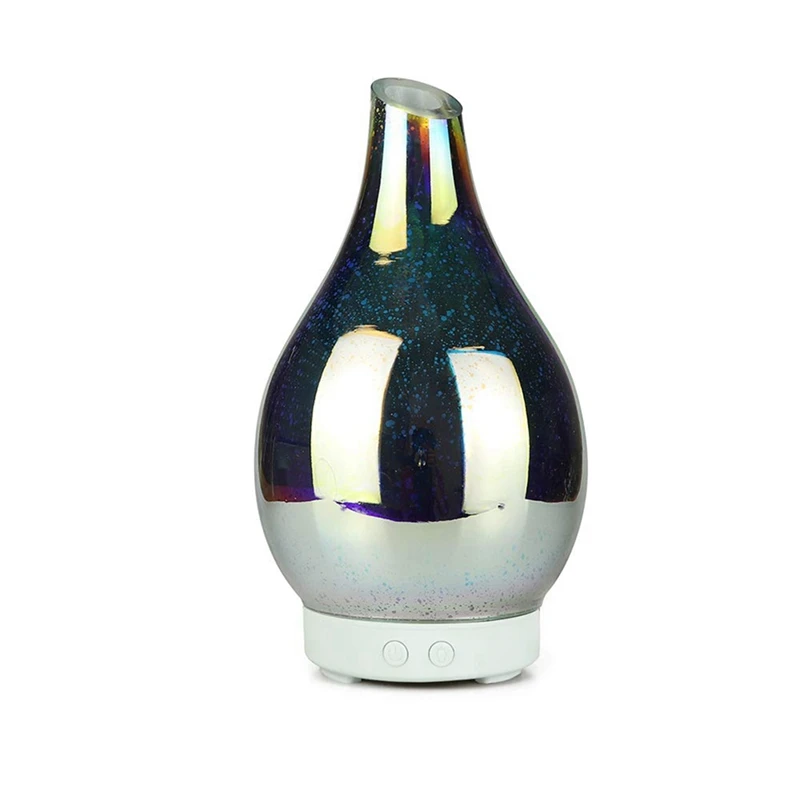 

100 мл масляный стеклянный Ароматический диффузор фейерверк эффект увлажнитель 7 цветов светильник диффузор эфирного масла вилка США
