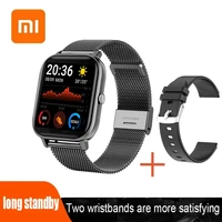 xiaomi smart watch sports fitness heart rate monitor multi dial full touch waterproof bluetooth phone smart watch men and women