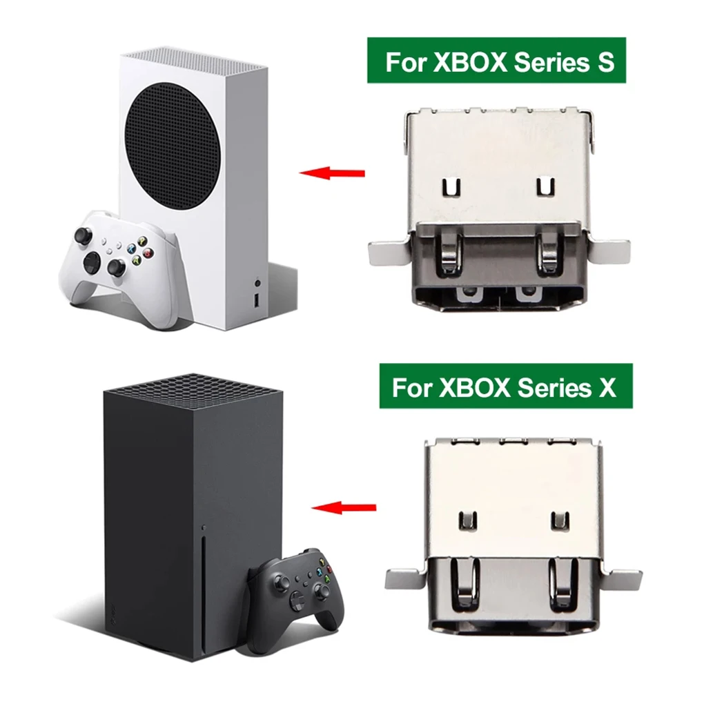 

Game Console HDMI-compatible Connector Port Interface HD Video Sockets Consoles Repair Accessory Replacing Parts
