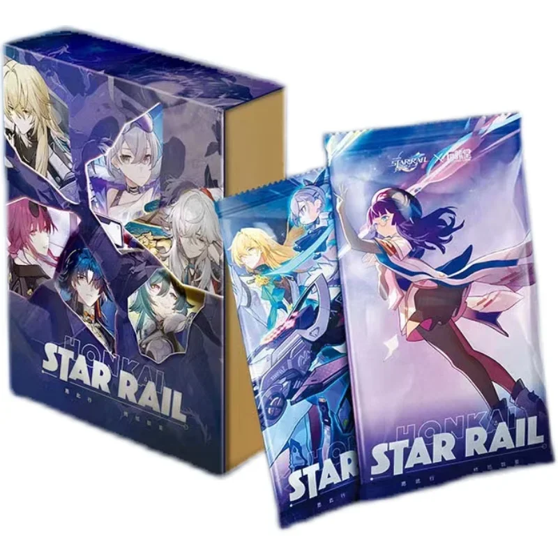 

Складывающаяся железная дорога Honkai, карточка, Аниме игра Genshin Impact Honkai, звездная железная дорога, две Редкие коллекционные карты