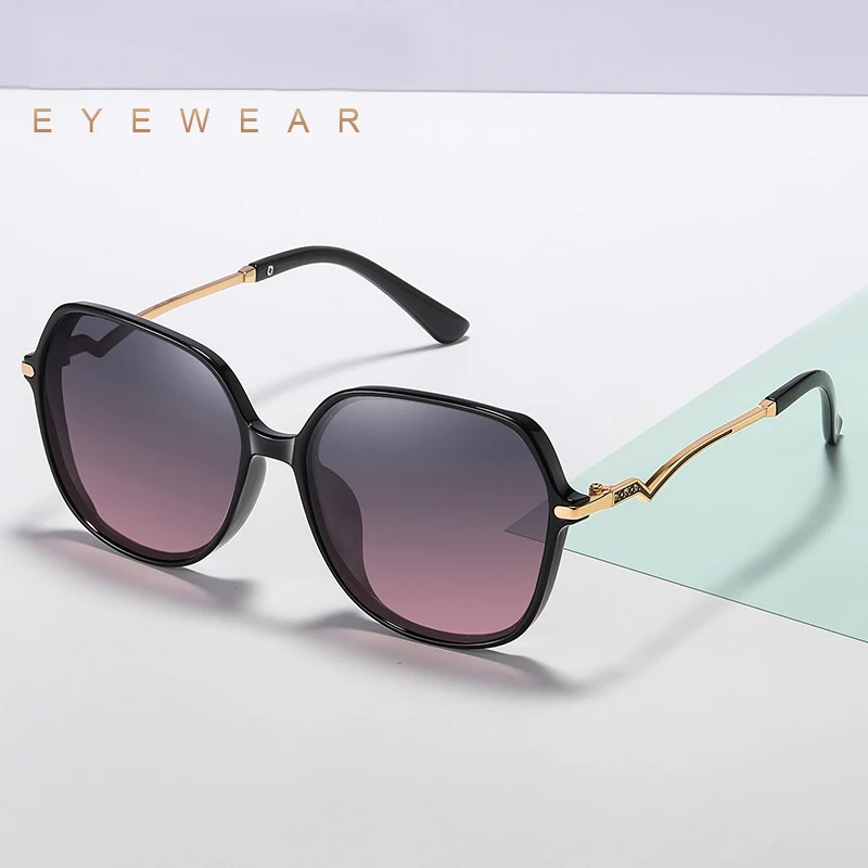 

New Woman Big Frame Glasses Polarized Sunglasses Female Fashion Bicycles Fishing Cycling Poc Bike Goggles Man Li Ning