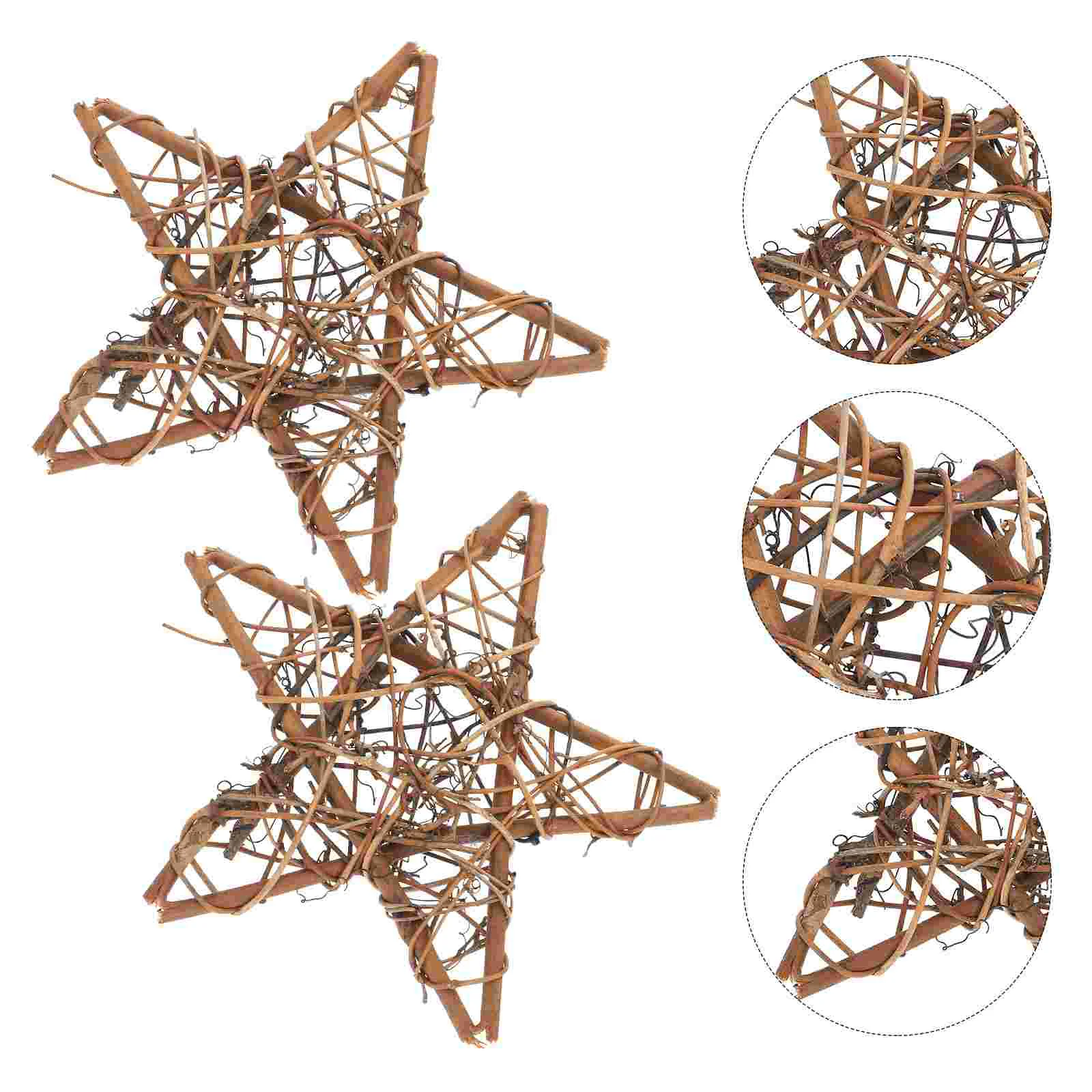 

Wreath Rattan Diy Star Vine Garland Door Ring Grapevine Wicker Frame Natural Crafts Base Wreathsbranch Hoop Stars Floral