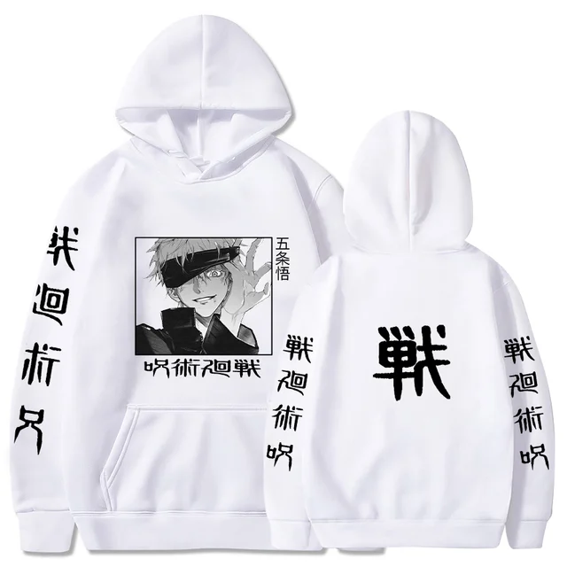 

Japanese Anime Funny Sukuna Hoodie Japanese Jiu-jitsu Kaisen Streetwear Men's Women's Fashion Unisex Pullover Print Men