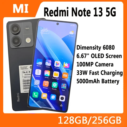 Смартфон XIAOMI Redmi Note 13, 6/128ГБ, 8/128ГБ, 8/256ГБ, 12/256ГБ, global