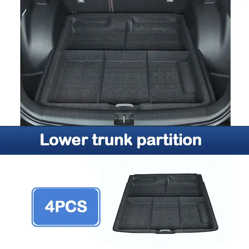 

Для Geely Monjaro Xingyue L перегородка багажника нижнее отделение боковой ящик для хранения органайзер складная доска аксессуары для интерьера