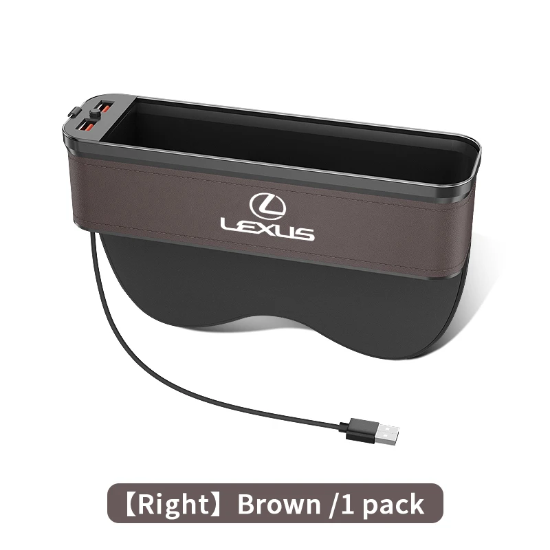 

Для Lexus F Sport ES200 ES300 RX300 LS500 GS300 IS300 CT200h NX300 LX570 Автомобильный USB-зарядный многофункциональный ящик для хранения щелей сиденья