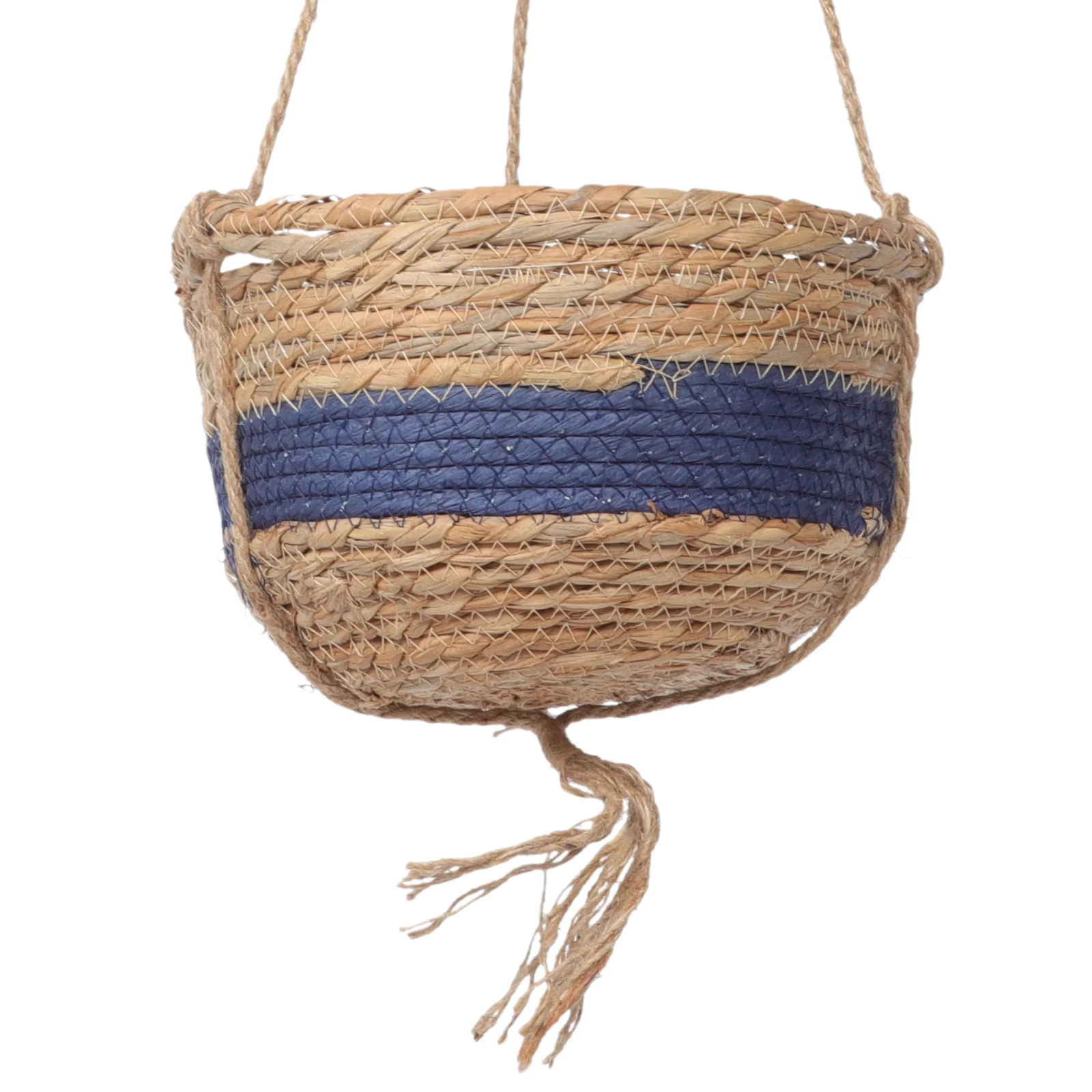 

Hamper Hanging Wall Planters Seaweed Outdoor Flower Pot Indoors Grass Gardening Pots Large Basket