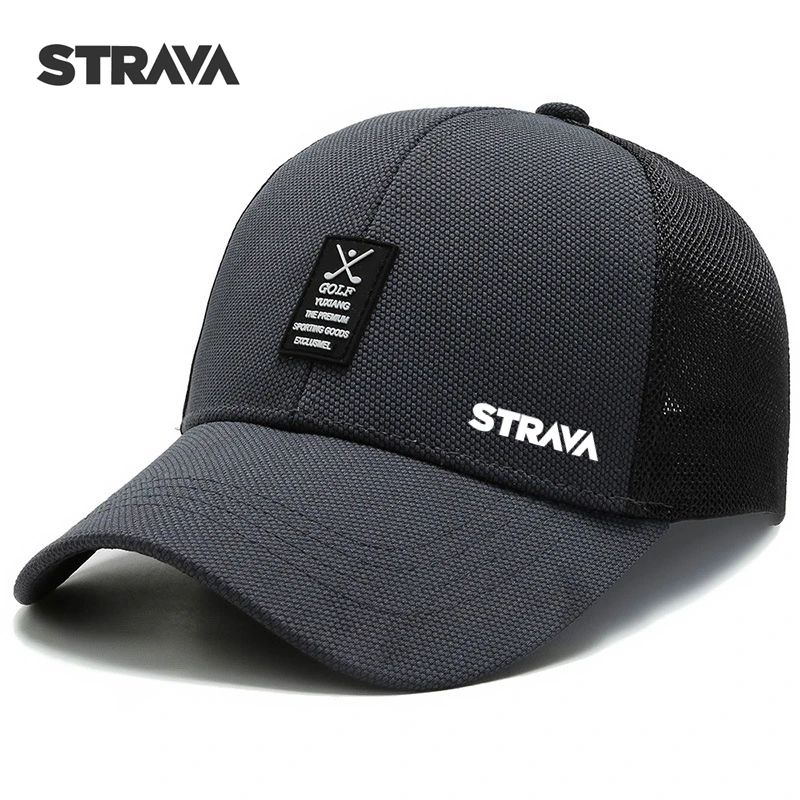 

Летняя мужская велосипедная Кепка STRAVA, Спортивная дышащая Солнцезащитная Регулируемая Солнцезащитная рыболовная Кепка