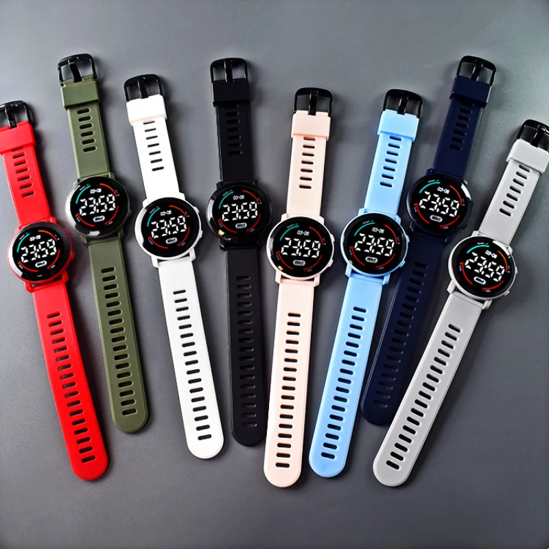 Spaceman Children's Electronic Watch Creative Men and Women Students Led Watch Fashion Couple Sports Waterproof Hand Ring Watch