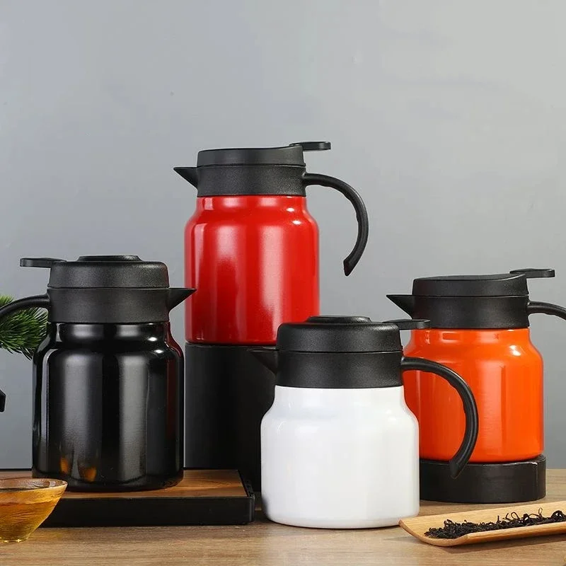 

316 Stainless Steel Thermos Insulation Braising Teapot Large Capacity Hot Water Bottle Separating Coffee Smart LED Vacuum Flask