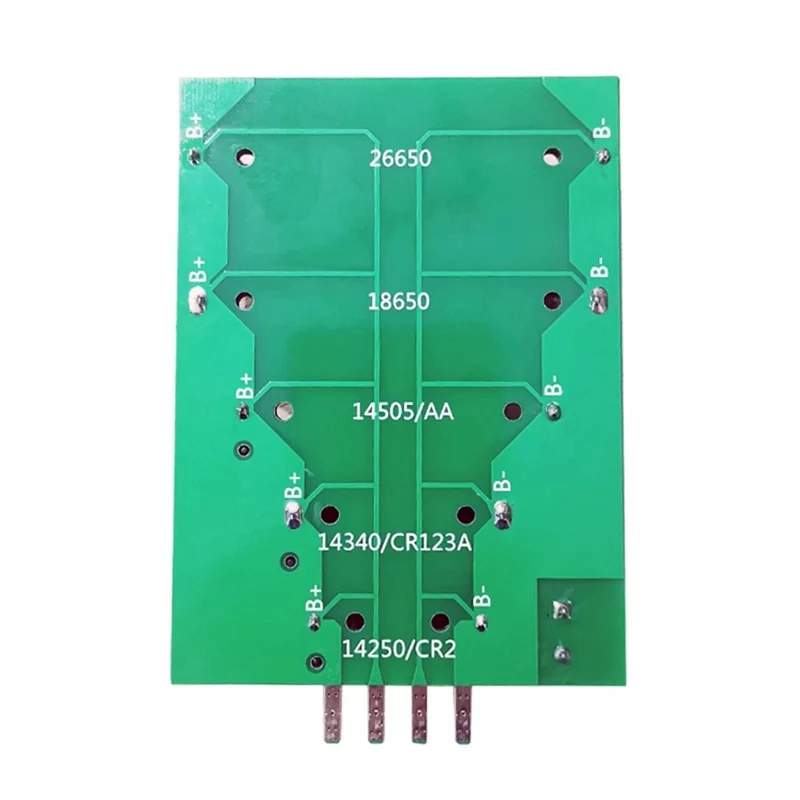 Внешняя аккумуляторная батарея 4 и 2-проводная клемма 18650 26650 14505 14340 1425 футляр для
