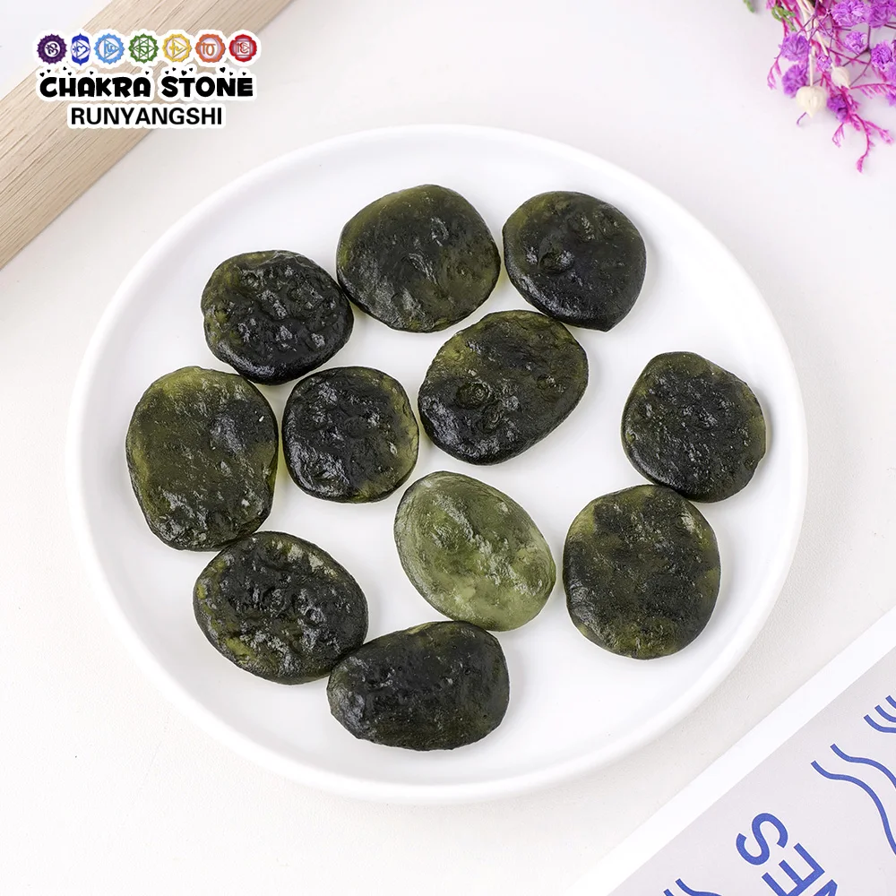 

1PC Natural Stone Moldavite Czech Meteorite Raw Rough Crystal Healing Gemstone DIY Jewelry Accessory