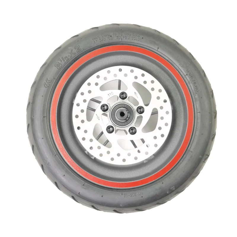 

Надувной задний колесный электроскутер 8,5 дюйма, колеса из алюминиевого сплава, ступица колеса 110 мм, комплект тормозных дисков для Xiaomi M365 / 1S