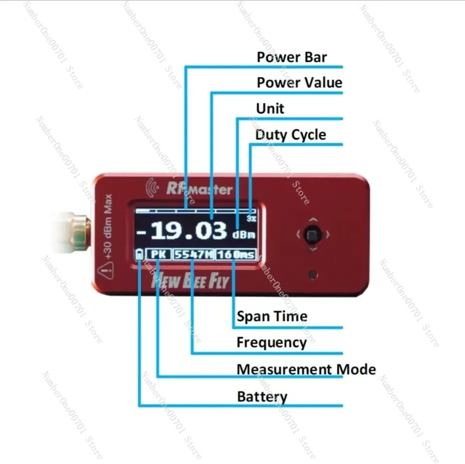 Погружной измеритель мощности RC RF V2 Тестер передачи изображения и