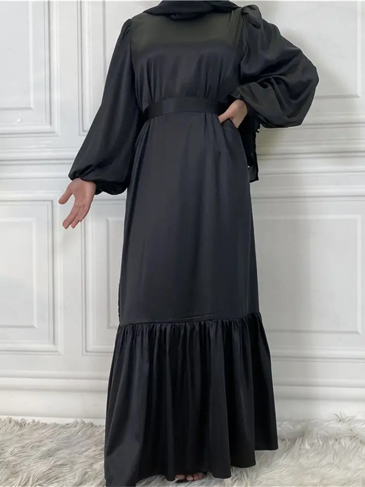 Vestido Longo Ramadan Abaya Turkey Islam Arabic Muslim Modest Long Hijab Dress For Women Kaftans Robe Longue Femme Musulmane