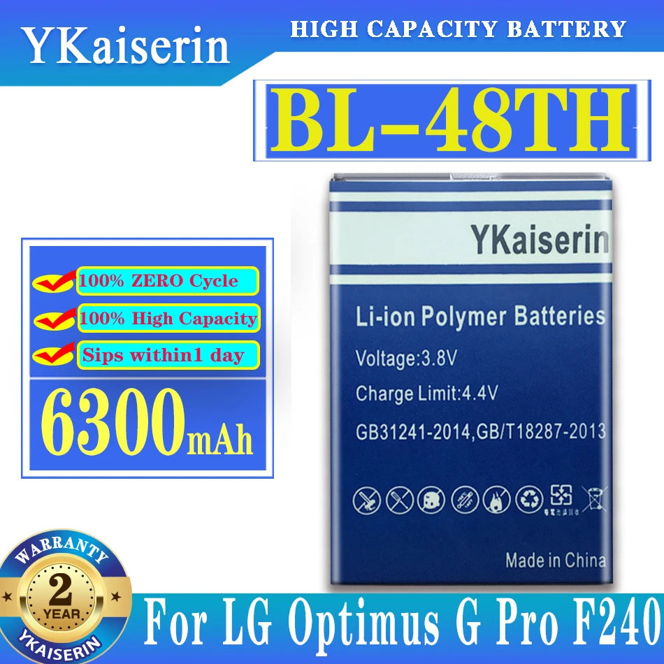 BL-48TH 6300mAh Аккумулятор для LG Optimus G Pro GPro E985 D686 F240 F240L F240K F240S L-04E E980 E986 E988 D837 D838 F310 E940 BL-48TH 6300mAh Аккумулятор для LG Optimus G Pro GPro E985 D686 F240 F240L F240K F240S L-04E E980 E986 E988 D837 D838 F310 E940