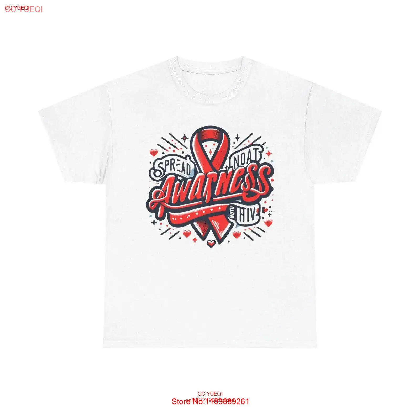 Футболка Spread Awareness Not HIV: Возвращение через рекомендательное сообщение