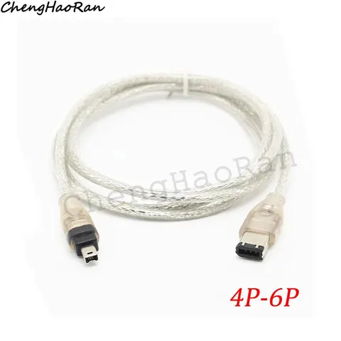 1 шт. для 1394 Firewire USB-4P 6P до 1394 Кабель для передачи данных IEEE 1394 Соединительный кабель для видеокамеры DV Аксессуары для карт сбора данных