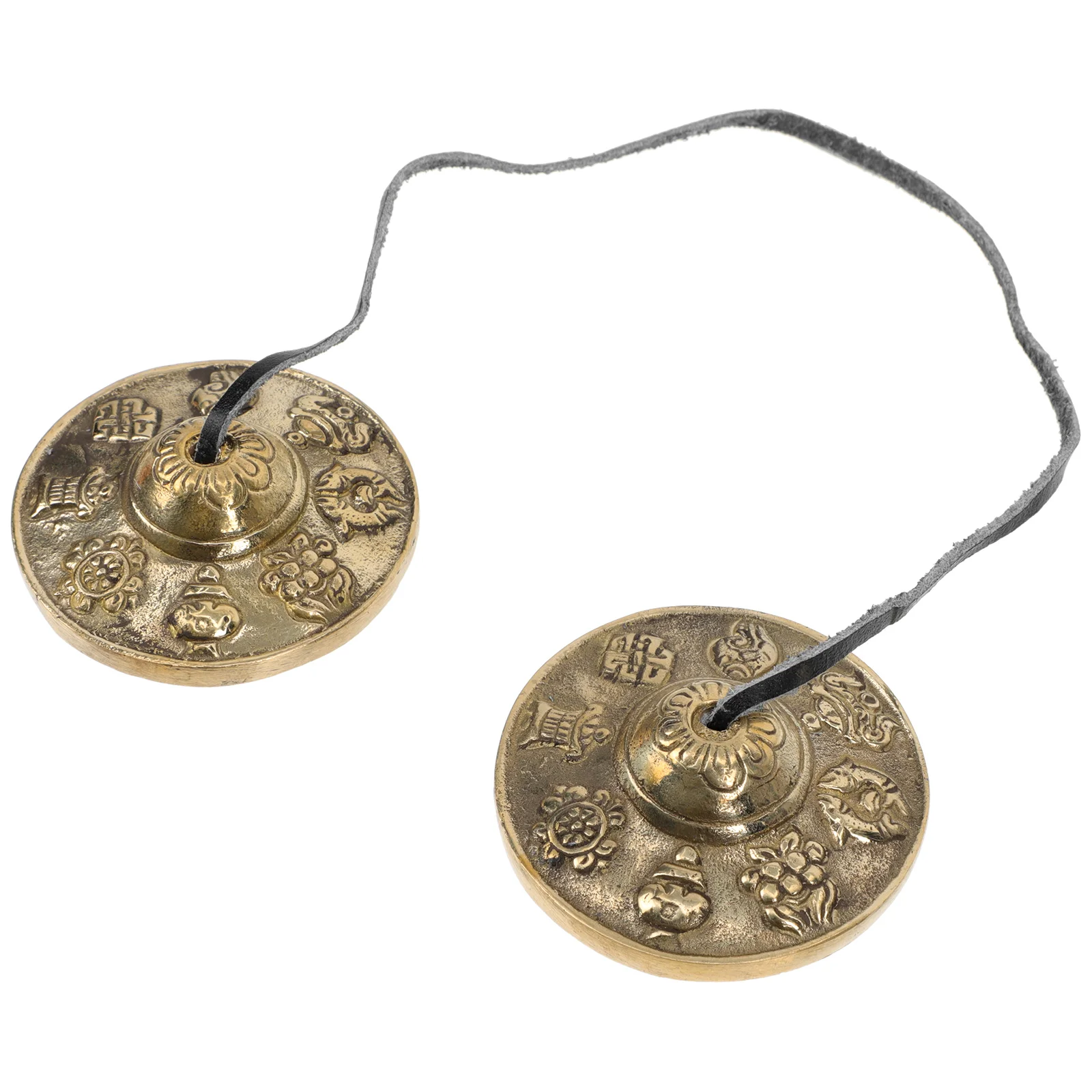 

Delicate Copper Cymbal Bell Percussion Instrument Yoga Meditation Bell Prop