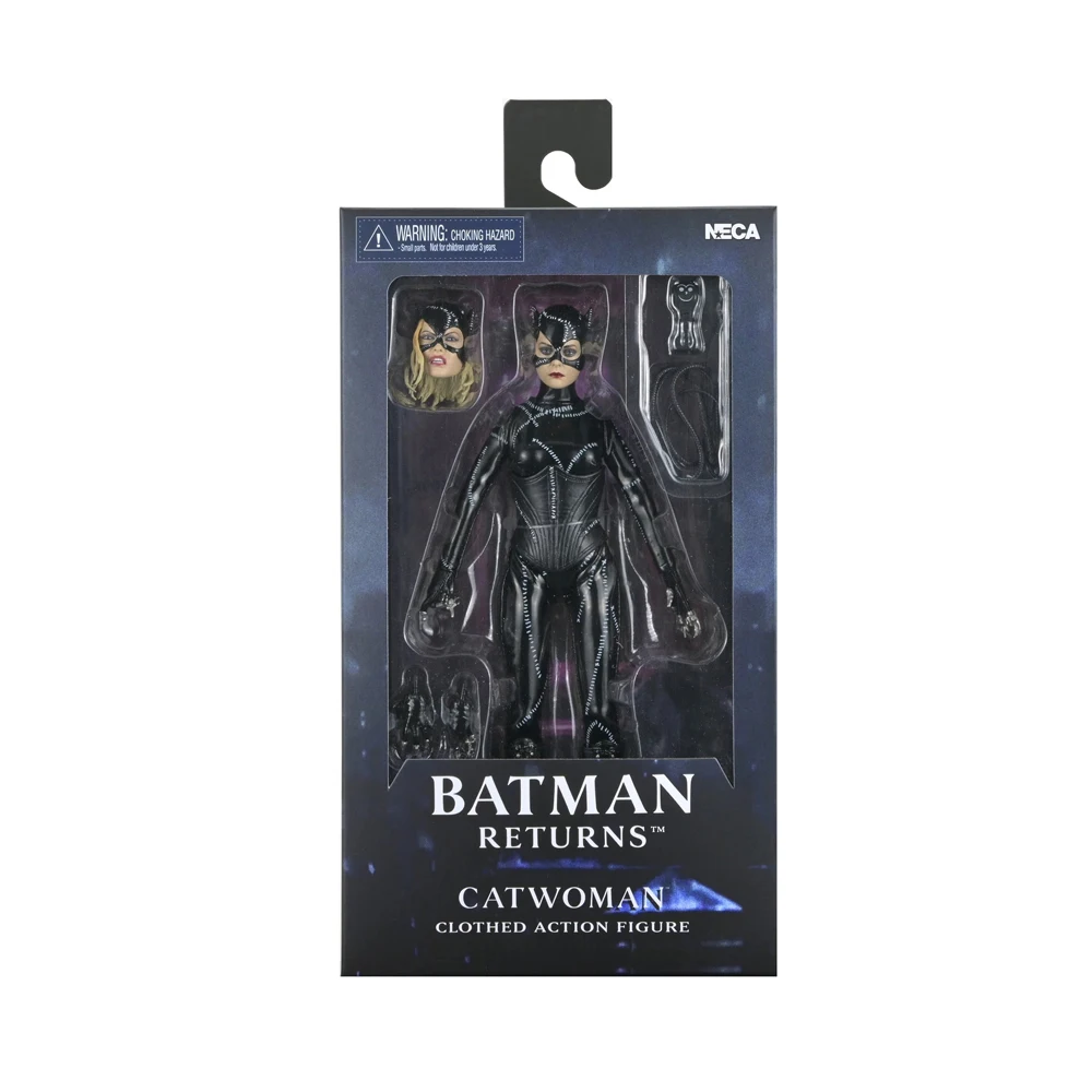Фото Игрушки NECA: Бэтмен (фильм 1989 года) и Бэтмен возвращается: Женщина-кошка / Пингвин, 8-дюймовая (20 см) коллекционная фигурка в одежде, модель-кукла, гараж-кит №4