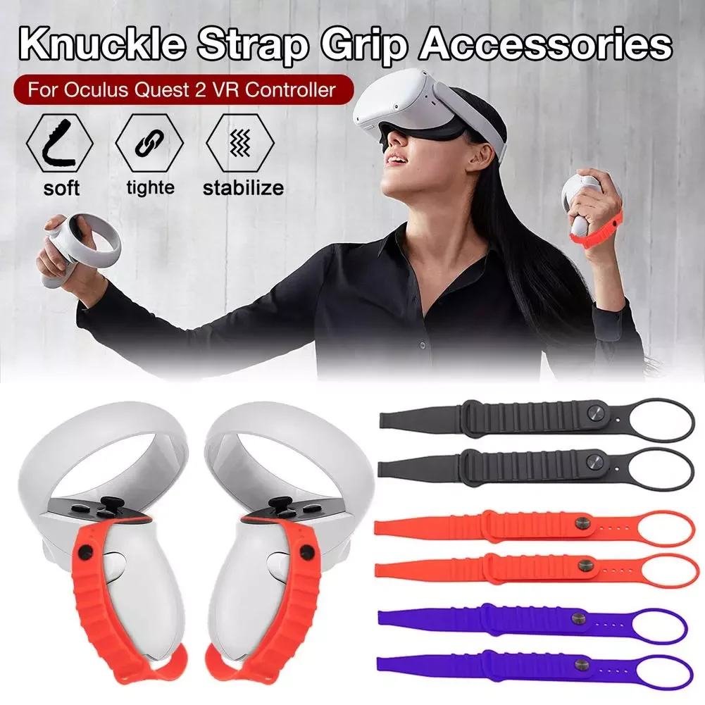 

Headset Touch Controller Grip For Oculus Quest 2 VR Knuckle Strap washable Wrist Strap For Oculus Quest2 Controller VR Accessory