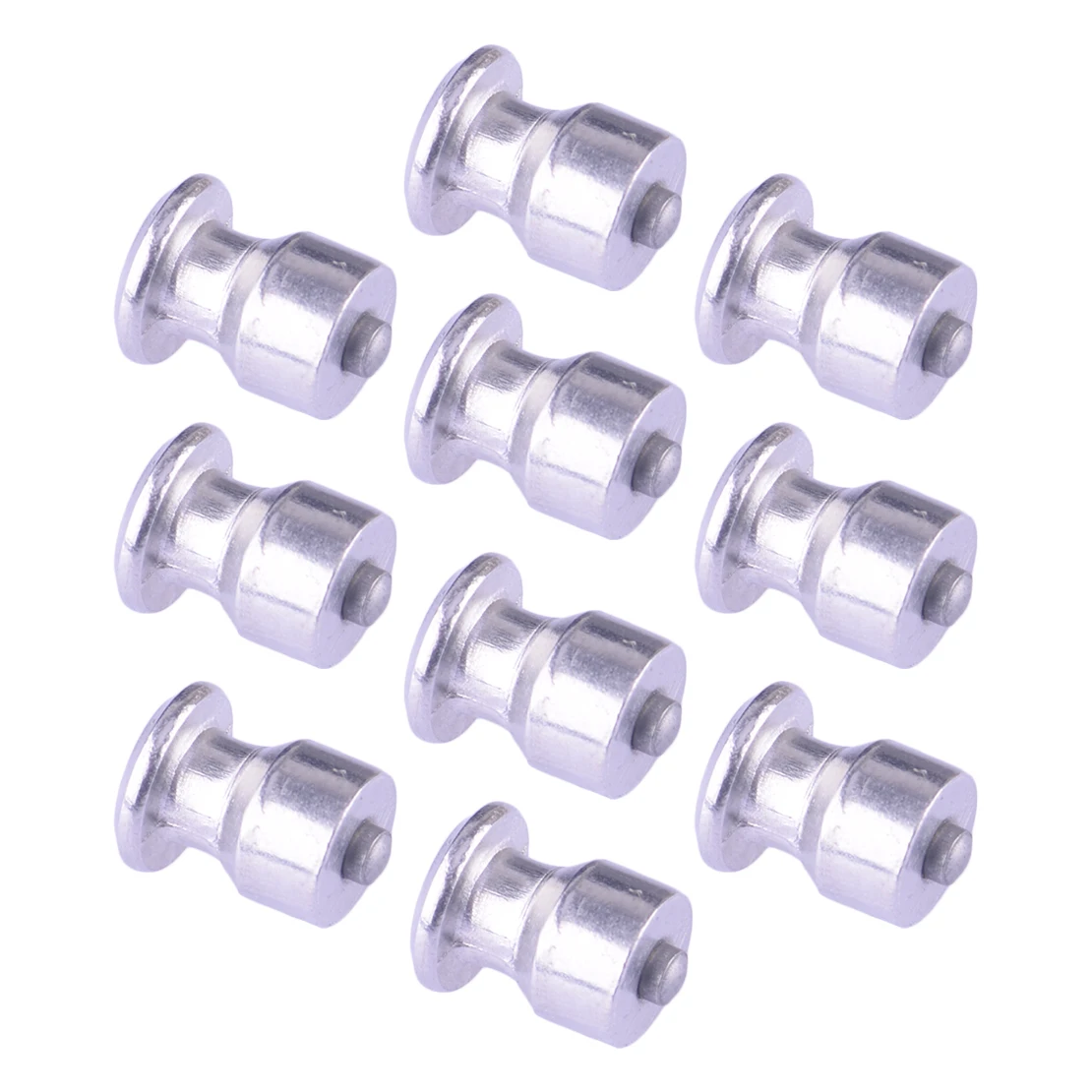 

100Pcs Universal Wheel Tyre 8mm Tire Studs Screw Snow Spikes Winter Non-slip Silver Aluminum Fit for Car Truck ATV Motorcycle