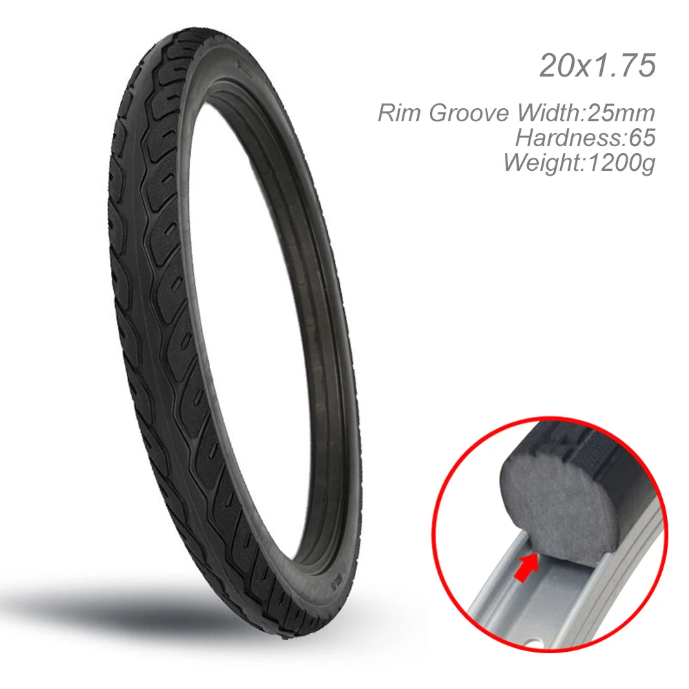 

Однотонные велосипедные шины 20 дюймов 20x1,75, противоскользящие черные шины, велосипедные шины для езды на велосипеде BMX, детские велосипедные шины для детей 20*1,75
