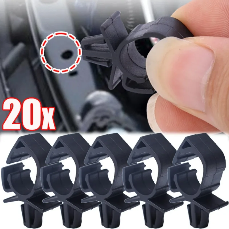 

Car Wiring Harness Fastener Route Fixed Retainer Clip Corrugated Pipe Tie Wrap Cable Clamp Oil Pipe Beam Line Hose Holder