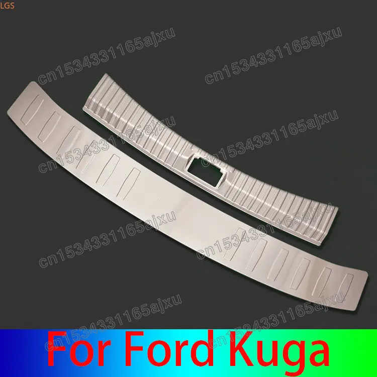 

Пороговое защитное покрытие для багажника из нержавеющей стали против царапин, защита от царапин, автомобильные аксессуары для Ford Kuga 2017-2019