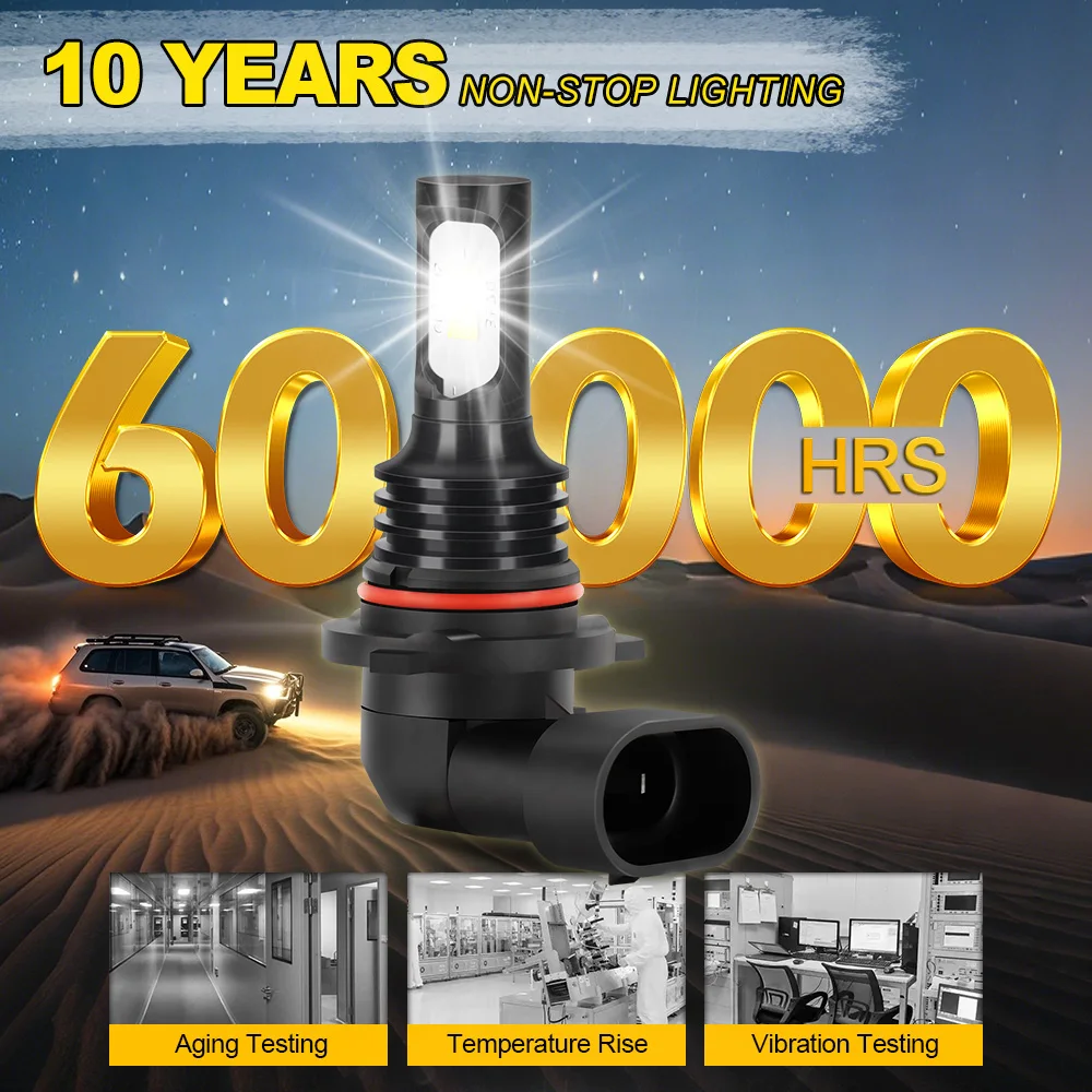 12000LM светодиодные автомобильные противотуманные фары лампы 100 Вт 9005 HB3