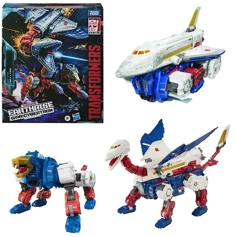

Экшн-фигурка Hasbro Transformer Cybertron Ultra Level Sky Lynx 28 см, подарок на день рождения, 3C аниме мультфильм
