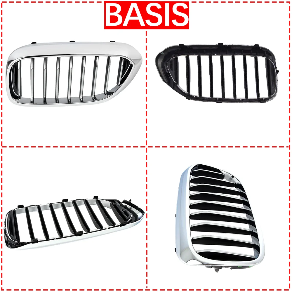 Для BMW 5 серии G30 G31 2017 2018 2019 2020 518d 520d 520i 525i 530i 540ix хромированный стиль черный