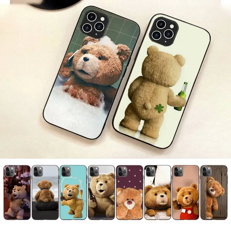 

Ted Bear Phone Case For Iphone 7 8 Plus X Xr Xs 11 12 13 Se2020 Mini Mobile Iphones 14 Pro Max Case