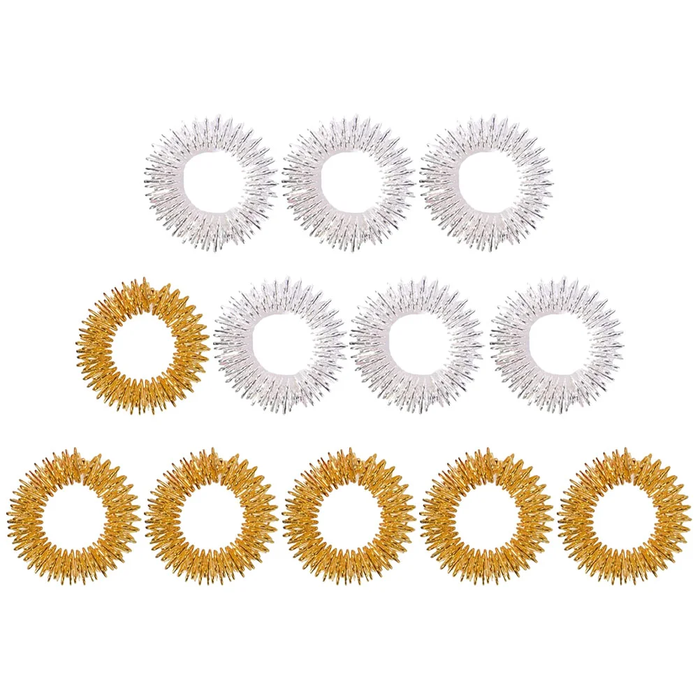 

Finger Ring Sensory Fidget Acupressuremassage Stress Reducer Soothing Circulation Teens Kids Party Favors Toys Spiky Rings