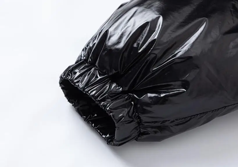 Мужские индивидуальные пуховые парки в стиле хип-хоп с вышивкой скелета уличное