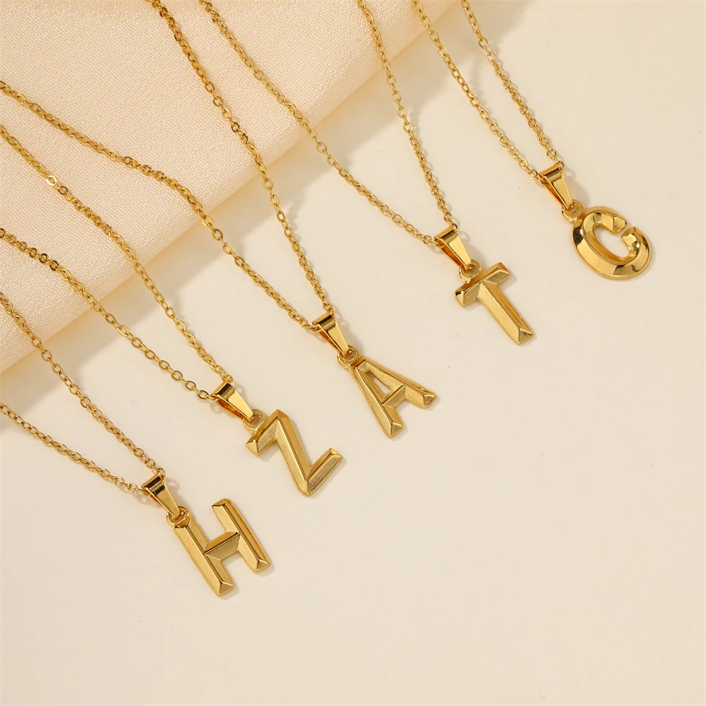 Минималистское ожерелье из нержавеющей стали D&ampZ с подвеской для мужчин и женщин