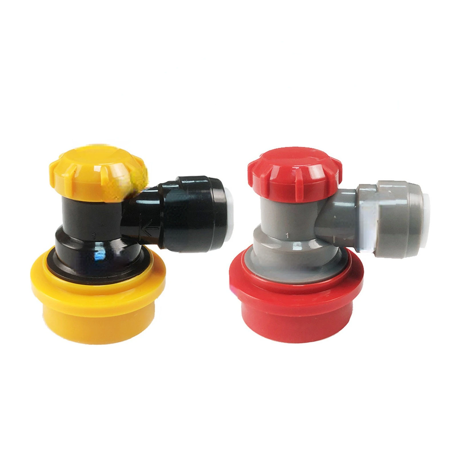 

2Pcs Ball Lock Disconnect 5/16 Pushfit Corny Keg Connector Gas Liquid