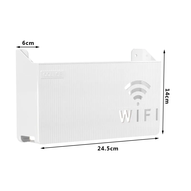 Ящик для хранения маршрутизатора беспроводной Wi-Fi настенный пластиковый
