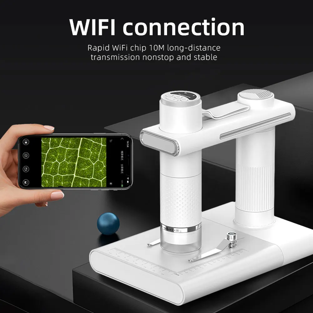 

1200X WiFi Digital Microscope 2MP USB Wireless Electronic Microscope for Android iOS PC Endoscope Magnifier Optical Zoom Camera