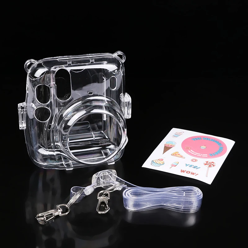 

Instax Mini 11 Crystal Transparent Protective Case Cover Bag For Fujifilm Instant Camera Bag For Instax Mini 11