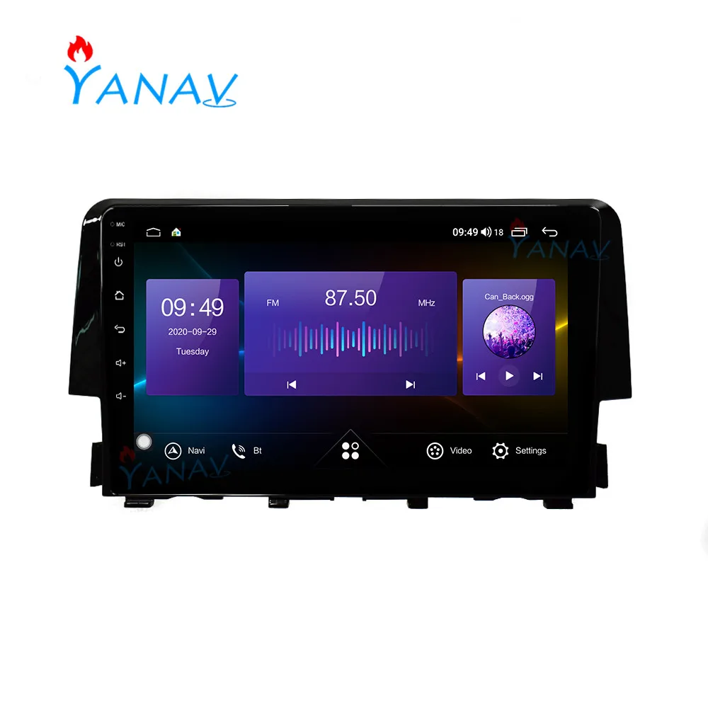 

Автомагнитола на Android для Honda Civic 2015-2019, 2 Din, GPS-навигация, видеомагнитола с сенсорным экраном, Мультимедийный MP3-плеер, головное устройство