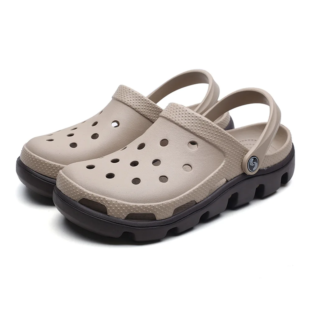 

New High Quality Mens Sandal EVA Brand Women Croc Clogs Summer Sandals Lightweight Big Size Beach Slippers for Summer Beach