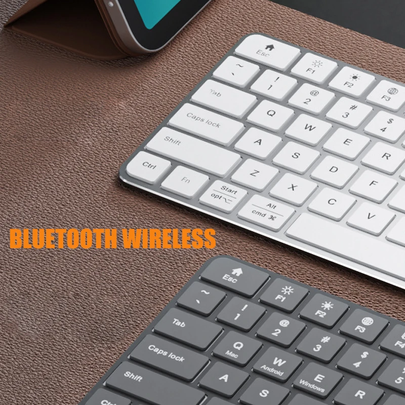 

Миниатюрная Bluetooth-клавиатура RYRA, ультратонкая портативная перезаряжаемая беспроводная клавиатура с 78 клавишами для планшетов/iPad/ноутбуков...