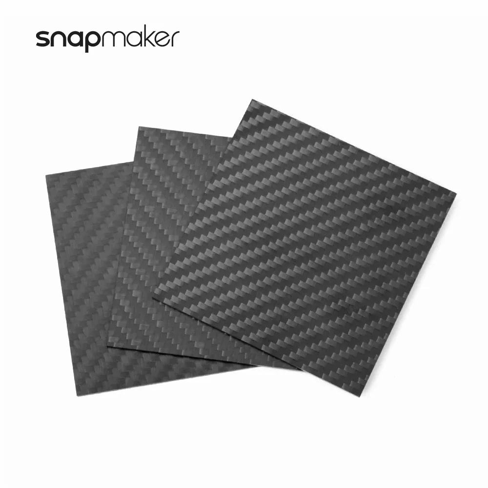 

Лист из углеродного волокна высокой твердости Snapmaker 80*80*2 мм для резки с ЧПУ гибкие материалы «сделай сам» панель из углеродного волокна