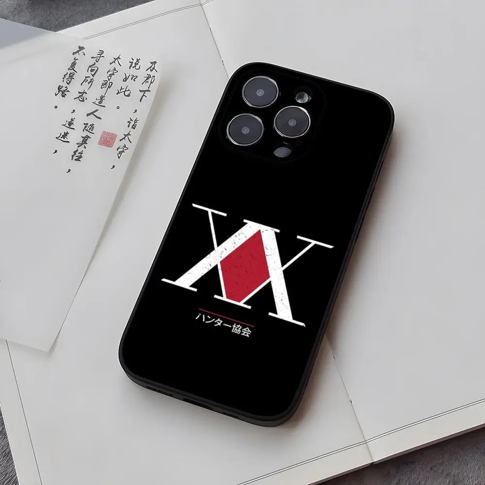 Чехол для телефона Hxh Hunter x License iphone 16 Pro Max 15 11 13 14 Xs Mini Xr X 7 Plus Shell Coque