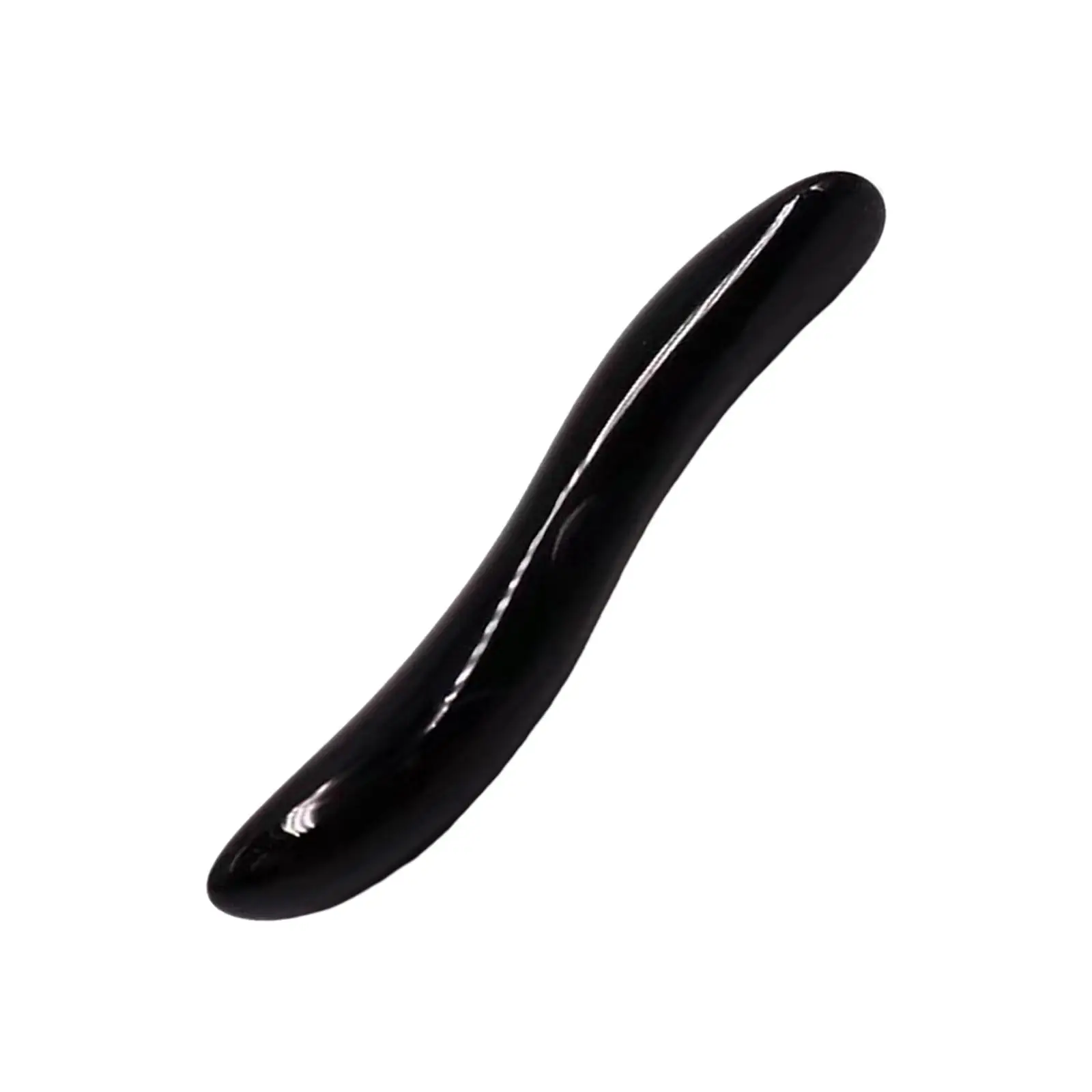 

Кожаный массажный камень Guasha, массажер для лица и тела, черные ручные инструменты для массажа лица, Gua Sha Rod, искусственная кожа лица