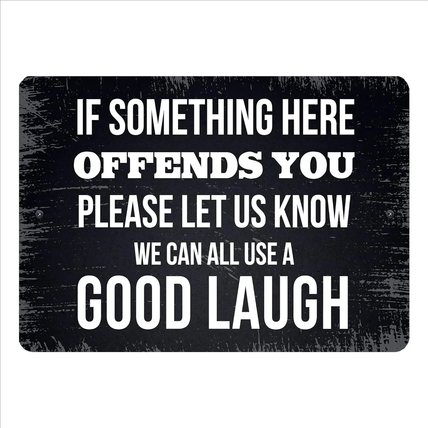 f Somethng Offends You- Sarcastc Wall Art Funny Rustc Decor s Perfect Tn Sgn для декора бара гаража магазина дома