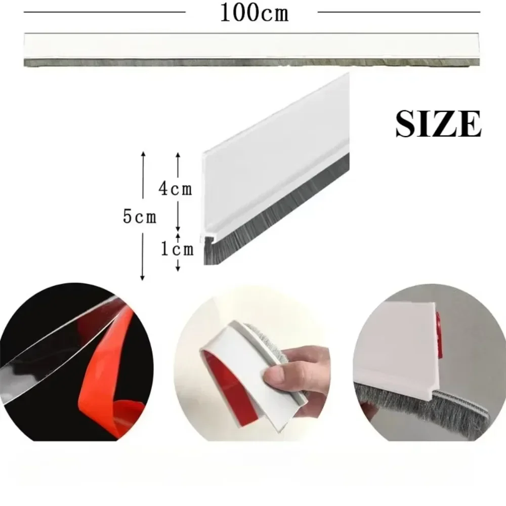 НОВЫЙ жесткий дверной стопор из ПВХ уплотнитель ограничитель сквозняков с